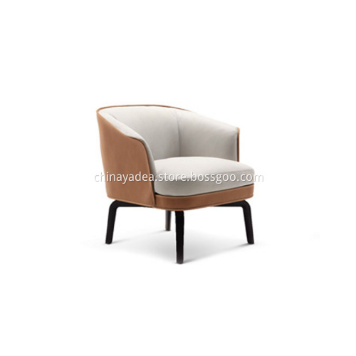 Poltrona Frau Nivola Leather Armchair